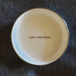 Ring Dish | "With This Ring"